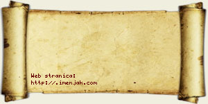 Jovana Jočanin vizit kartica